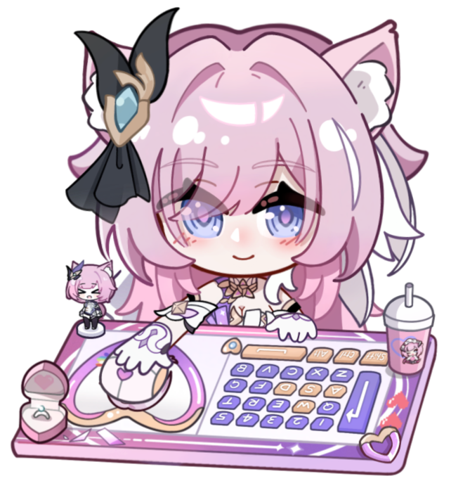 Bongo Cat爱莉希雅皮肤预览图（标准模式）