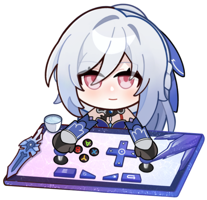 Bongo Cat镜流皮肤预览图（手柄模式）