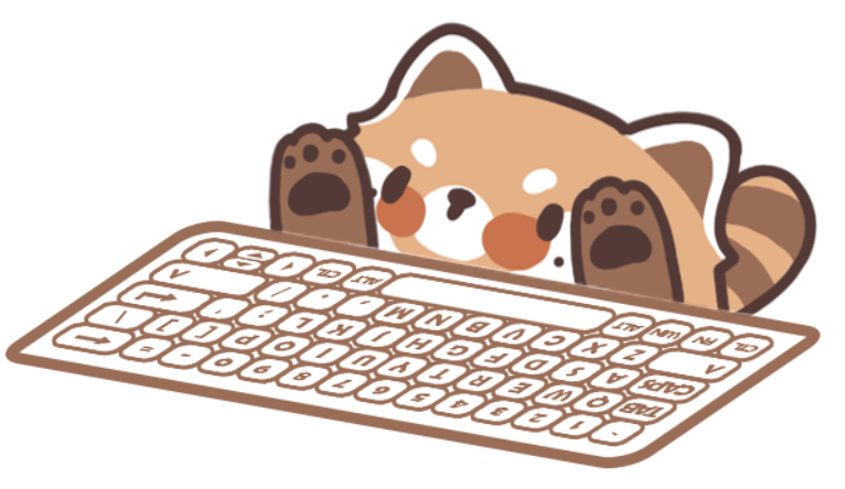 Bongo Cat小熊猫昊昊皮肤预览图（键盘模式）